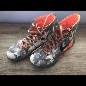 Nike 2015 Hyperdunk Camo Gray Men’s 8